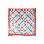 Wholesale silky Plaid Christmas Print Bandana Scarf Multi Use Scarf Bandana Bag