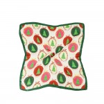 Wholesale ornament Print Bandana Scarf lightweight silky woven smooth finish squ