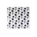 Wholesale silky Abstract Dot Print Bandana Scarf Multi Use Scarf Bandana Bag Tie