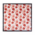 Wholesale silky Abstract Dot Print Bandana Scarf Multi Use Scarf Bandana Bag Tie