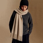 Wholesale solid Cashmere Feel Scarf soft brushed blend polyester viscose oversiz