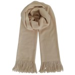Wholesale solid Cashmere Feel Scarf soft brushed blend polyester viscose oversiz