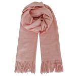 Wholesale solid Cashmere Feel Scarf soft brushed blend polyester viscose oversiz