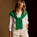 Wholesale knitted Shoulder Wrap soft blend cotton acrylic like sweater knotted s