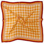 Wholesale do Everything Love Silky Plaid Print Bandana Scarf Multi Use Scarf Ban