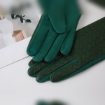 Wholesale textured Woven Gloves allover basketweave sleek notched cuff tailored