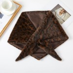 Wholesale plush Faux Fur Scarf dense velvety pile cozy crosses neatly at front n
