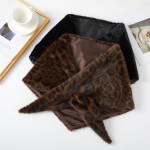 Wholesale plush Faux Fur Scarf dense velvety pile cozy crosses neatly at front n