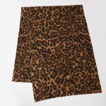 Wholesale leopard Print Oblong Scarf soft brushed fabric generous wraps loops dr