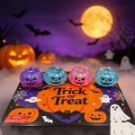 Wholesale twelve piece Halloween squishy display packed printed counter box glit