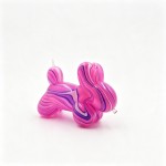 Wholesale balloon dog squishy swirled marbled finish classic twisted balloon sil