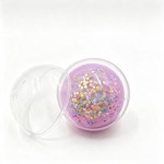 Wholesale bead squeeze ball packed inside clear fillable ornament so it works gi