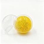 Wholesale bead squeeze ball packed inside clear fillable ornament so it works gi