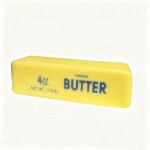 Wholesale butter stick squishy printed molded like wrapped quarter pound block s
