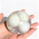 Wholesale clear squeeze ball stretchy transparent skin soft shapes suspended ins