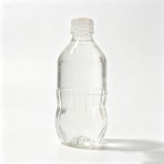 Wholesale water bottle squishy molded clear ribbed bottle twist cap soft liquid