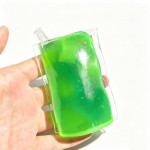 Wholesale ice pop squishy sealed clear sleeve molded frosted jelly suspended cub