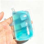 Wholesale ice pop squishy sealed clear sleeve molded frosted jelly suspended cub