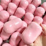 Wholesale oversized marshmallow squishy soft pillowy matte candy finish dents re