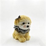Wholesale fluffy puppy squishy soft flocked coat stitched detail slow rise squee