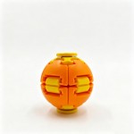 Wholesale puzzle ball fidget toy twists clicks pops apart into segmented brain t