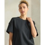 Wholesale oversized Scuba Short Sleeve Top Pack Crewneck Loose Fit Lightweight B