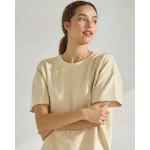 Wholesale oversized Scuba Short Sleeve Top Pack Crewneck Loose Fit Lightweight B