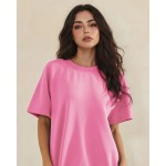 Wholesale oversized Scuba Short Sleeve Top Pack Crewneck Loose Fit Lightweight B
