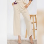 Wholesale soft Cropped Pants Pack Loose Fit Lightweight Breathable Side Pockets