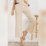 Wholesale soft Cropped Pants Pack Loose Fit Lightweight Breathable Side Pockets