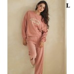 Wholesale god Works Miracles Corduroy Graphic Sweatshirt Crewneck Dropped shoul