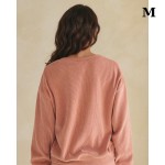 Wholesale god Works Miracles Corduroy Graphic Sweatshirt Crewneck Dropped shoul