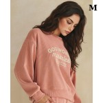 Wholesale god Works Miracles Corduroy Graphic Sweatshirt Crewneck Dropped shoul