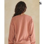 Wholesale god Works Miracles Corduroy Graphic Sweatshirt Crewneck Dropped shoul