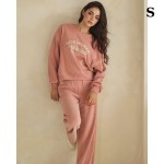 Wholesale god Works Miracles Corduroy Graphic Sweatshirt Crewneck Dropped shoul