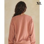 Wholesale god Works Miracles Corduroy Graphic Sweatshirt Crewneck Dropped shoul