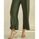 Wholesale relaxed Fit Ultra Soft Cropped Pants Pack Two Side Pockets Elastic Wai