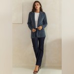 Wholesale corduroy One Button Blazer Pack Relaxed Fit Classic Notched Lapel Coll