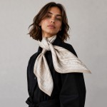 Wholesale bandana Print Square Scarf silky polyester sized at generous inches sq