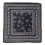 Wholesale bandana Print Square Scarf silky polyester sized at generous inches sq