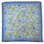 Wholesale botanical Print Square Scarf silky polyester measuring inches square d