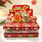 Wholesale jumbo Glitter Maltose Christmas Squishy Display Jumbo Glitter Maltose