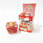 Wholesale jumbo Glitter Maltose Christmas Squishy Display Jumbo Glitter Maltose