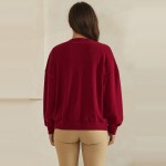 Wholesale button Front Knit Cardigan relaxed V neckline dropped shoulders two ro