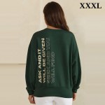Wholesale faith Graphic Sweatshirt bold vertical back print reads Ask It Will Be