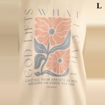 Wholesale faith Graphic Sweatshirt retro floral message God Lifts What I Can t r