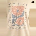Wholesale faith Graphic Sweatshirt retro floral message God Lifts What I Can t r