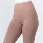 Women's New Mix Brand 1" Waistband Solid Peach Skin Leggings.

- 1" Elastic Waistband
- Full-Length
- Inseam approximately 28"
- One size fits most 0-14
- 92% Polyester 8% Spandex