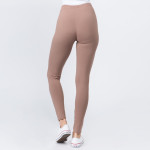 Wholesale women s Mix Brand Waistband Solid Peach Skin Leggings Elastic Waistban