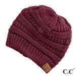 C.C Hat-20A 
Solid Ribbed Beanie "The Original" Beanie.
- One Size
- 100% Acrylic
- Matches C.C YJ-847, HW-21, MB-20A, and G-20